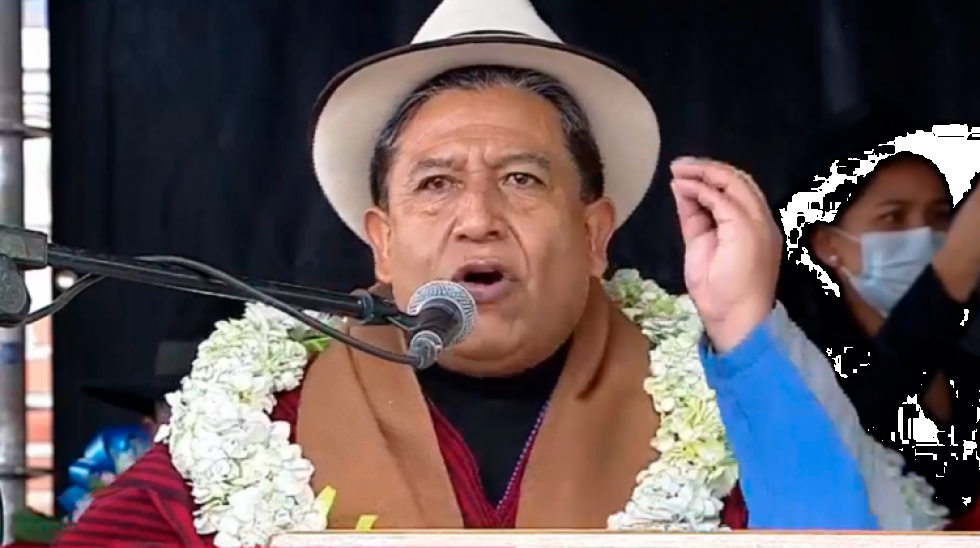Huarachi pide a Choquehuanca reflexionar y aplicarse la vacuna anticovid