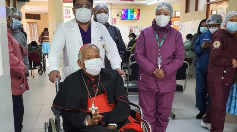 Cardenal Toribio recibe el alta tras vencer al Covid-19