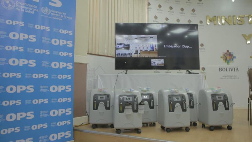 España, Alemania, Canadá y la OPS coadyuvan a Bolivia con vacunas, equipos e insumos médicos