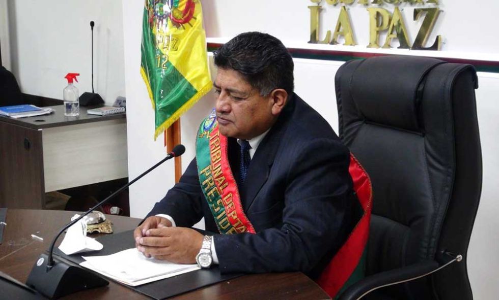 El representante del Consejo de la Magistratura de La Paz renuncia a su cargo por motivos personales