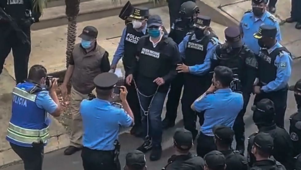 Expresidente de Honduras fue detenido tras pedido de extradición de EEUU