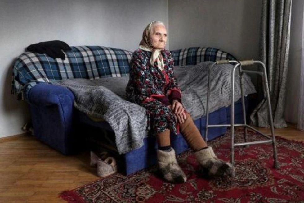 Una anciana de 98 años, memoria viva de la resistencia ucraniana, pide a Putin que retroceda