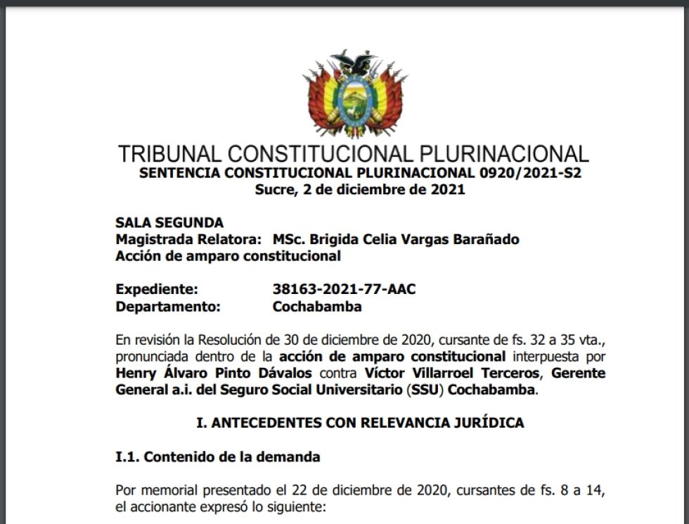 Tribunal Constitucional confirma que servidores públicos no pueden negar información