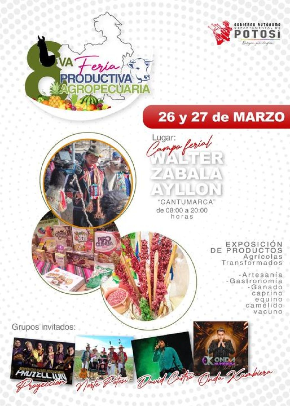 La Feria Productiva Agropecuaria dará 5.5 millines de Bolivianos en premios 
