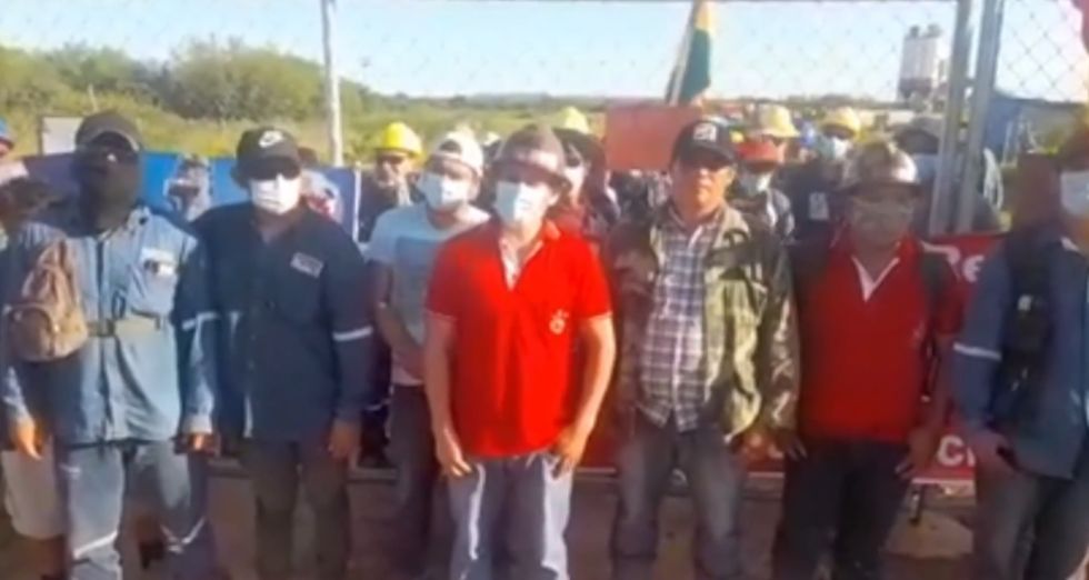 Santa Cruz: Trabajadores del Mutún activan paro en demanda de una mejora salarial