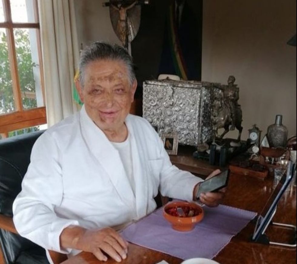 Tras recibir alta médica, Jaime Paz Zamora retorna a su domicilio y agradece muestras de solidaridad