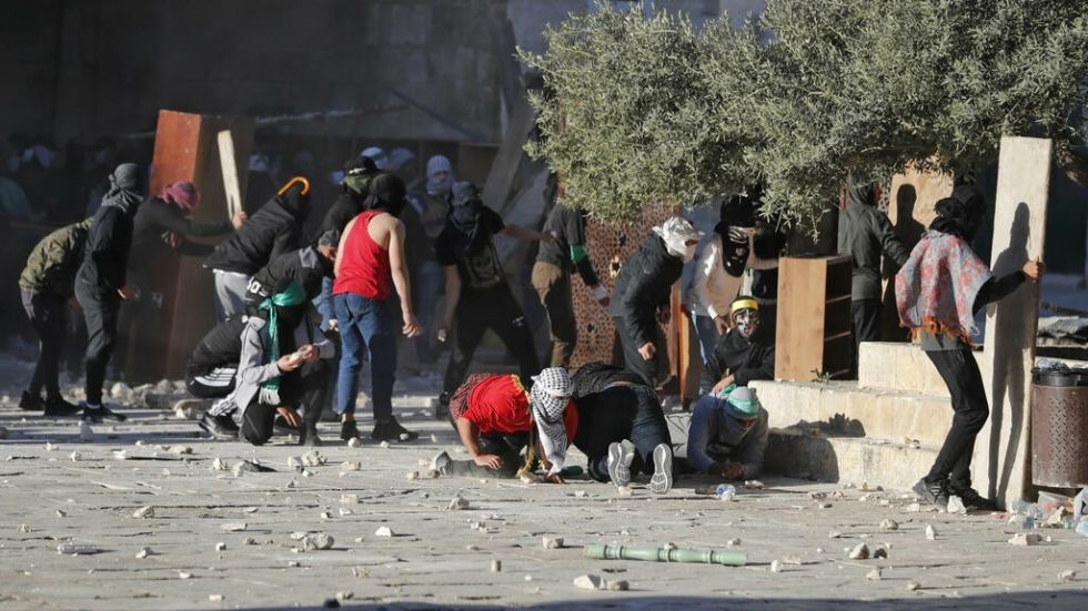 Reportan que hay varios heridos en disturbios en la Explanada de las Mezquitas en Jerusalén