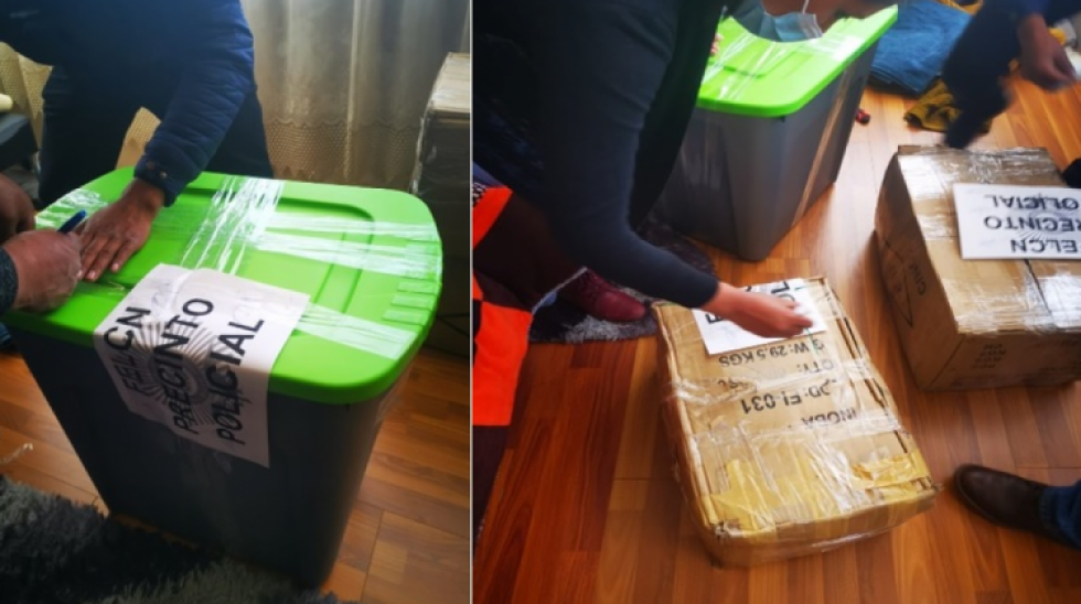 Búsqueda de droga en El Alto termina con el hallazgo de cajas con Bs. 6.966.000 y $us. 130.000