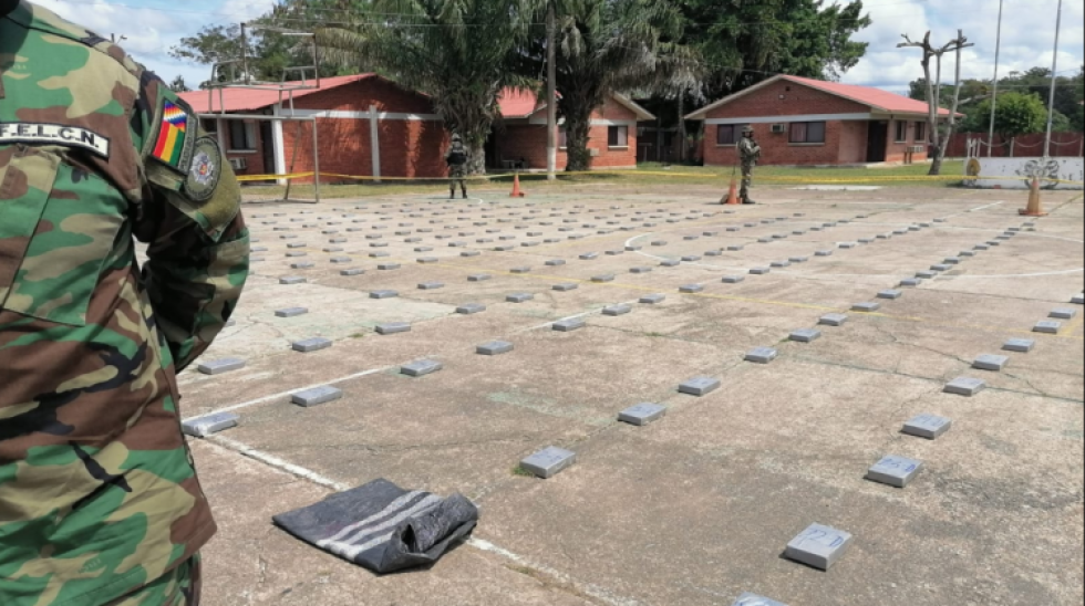 Beni: Desaparece 800 kilos de droga de $us 1,6 millones; ocho efectivos son investigados