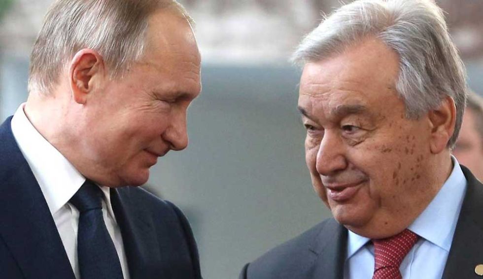Putin se reunirá con el Secretario General de la ONU la próxima semana en Moscú