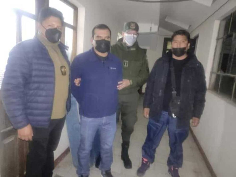 Envían a Palmasola a exjefe policial de Uyuni implicado en el caso de tráfico de vehículos robados
