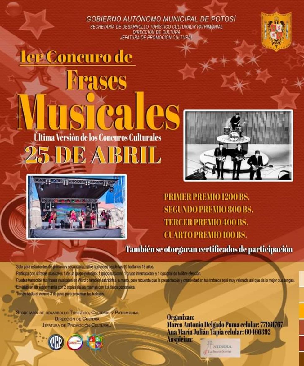 Lanzan concurso escolar acerca de frases musicales