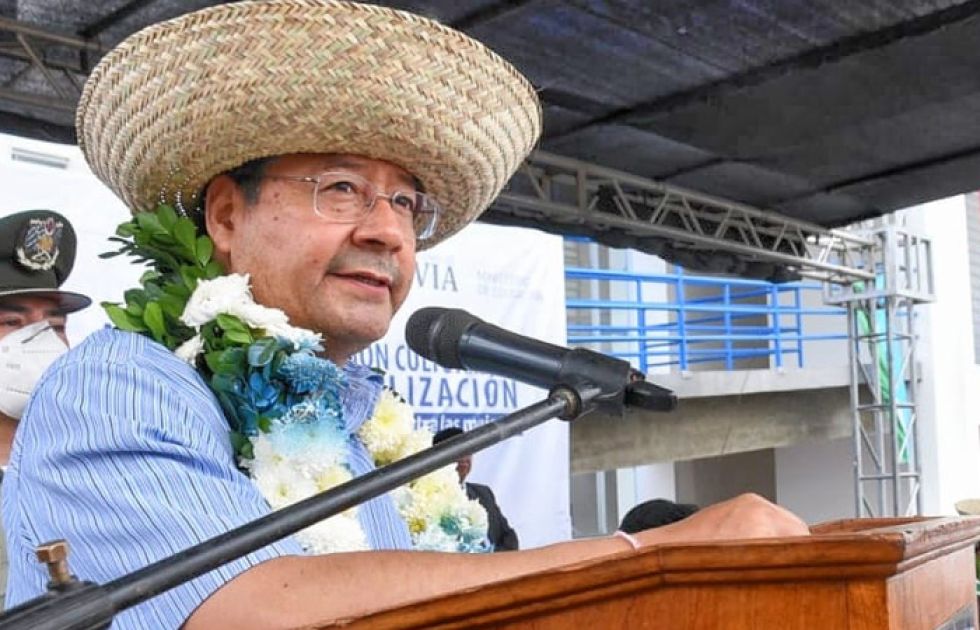 Presidente Arce dice que poco a poco se recupera el poder adquisitivo del bolsillo de las amas de casa
