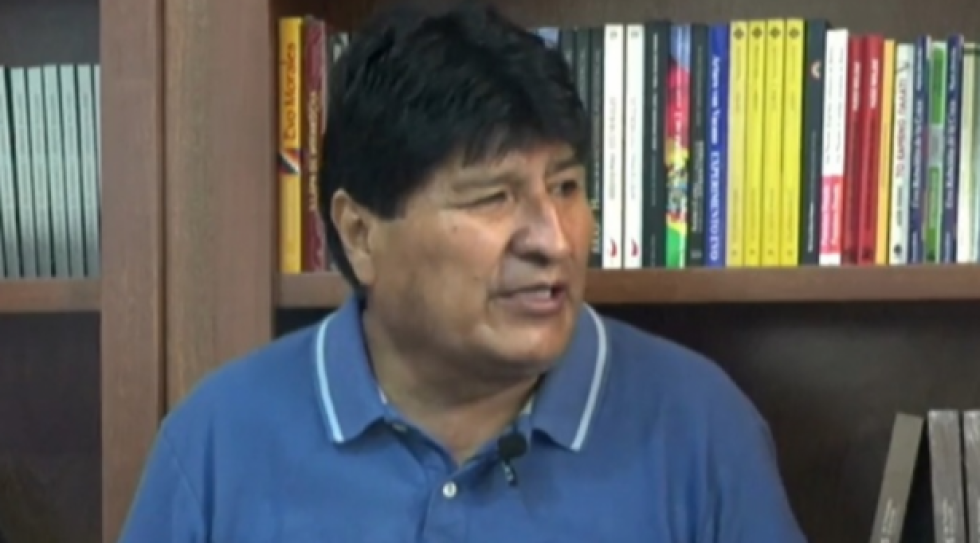 Evo Morales cuestiona labor del Ministro de Gobierno 