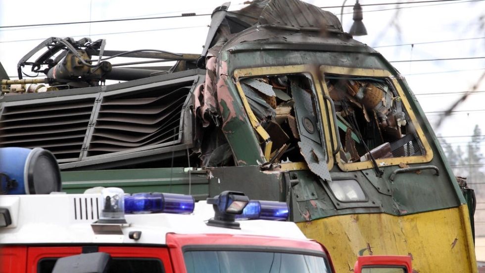 Reportan que hay decenas de heridos en un accidente de tren en Eslovaquia