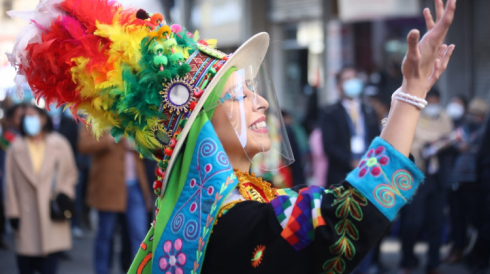Tras 2 años de pausa por el Covid-19, la fiesta del Gran Poder se luce en las calles paceñas