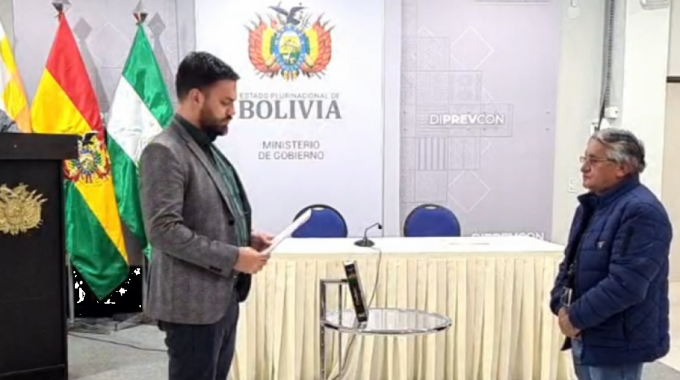 Ismael Téllez asume el Viceministro de Régimen Interior, cargo en acefalía desde enero
