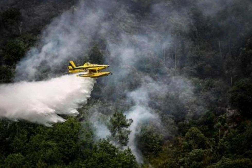 Europa occidental lucha contra incendios y se alista para temperaturas récord