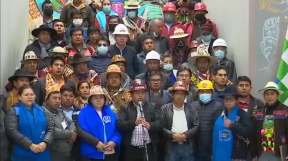Pacto de Unidad resuelve contramarchas en rechazo a las protestas por el censo