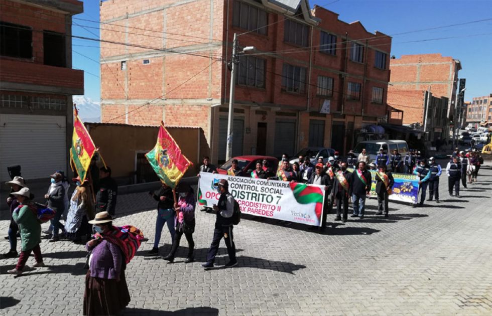 Juntas vecinales inician defensa de límites del municipio de La Paz y piden censo técnico