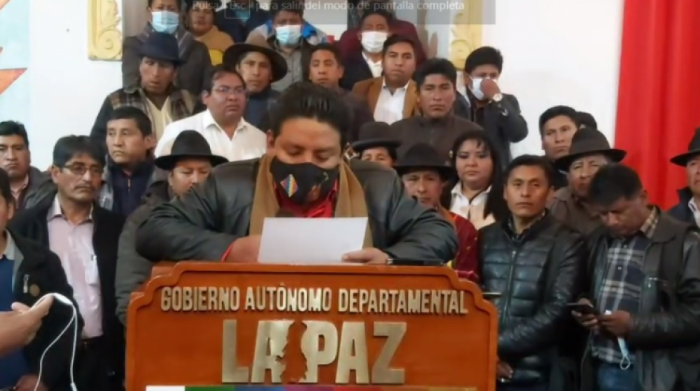 Reunión de alcaldes del departamento de La Paz define mantener la fecha del Censo para el 2024