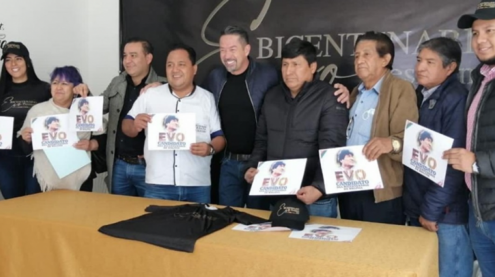 Desde Santa Cruz y El Alto lanzan a Evo Morales como candidato presidencial "bicentenario 2025"