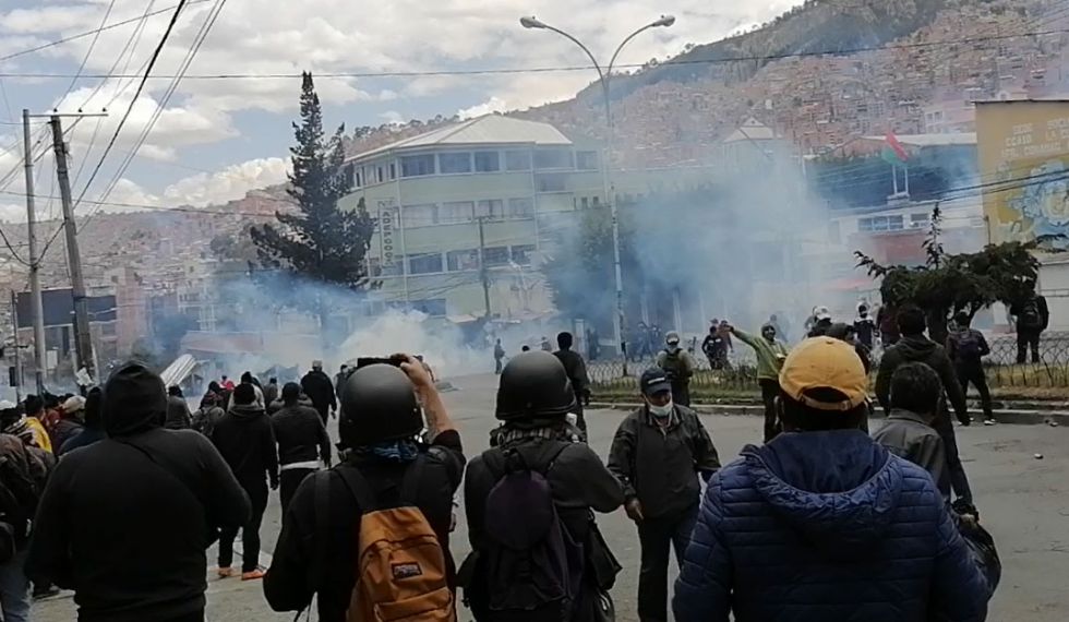 El ministro Gonzales afirma que insistirá en el diálogo donde puedan estar presentes Alanez y Machicado