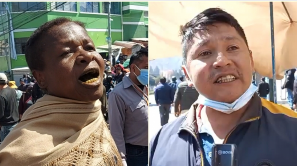 Tomasa y Lluta acusan a Evo Morales de estar detrás del mercado ilegal y reiteran que lo cerrarán