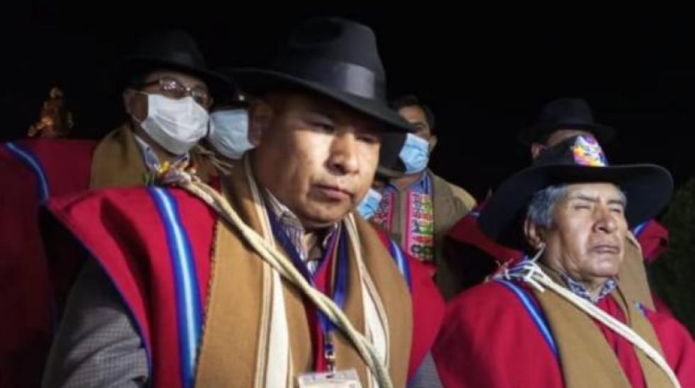 Ponchos Rojos que se reunieron con Arce reciben proyectos y la organización se divide
