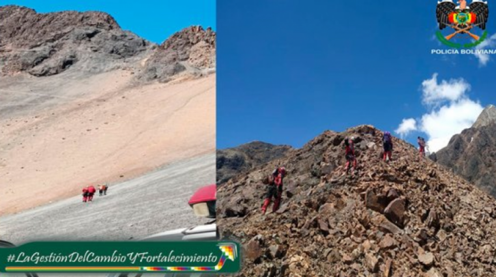 Bomberos confirma deceso de un escalador en el Illimani y el rescate de un herido