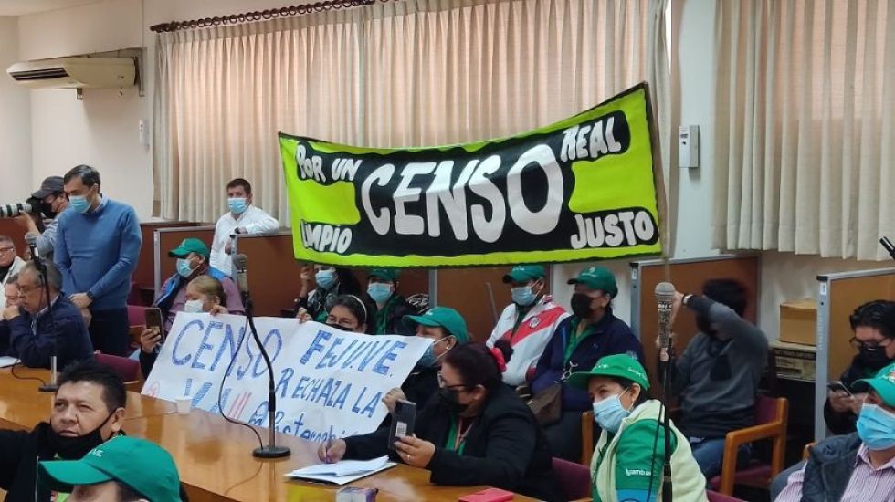 Censo: Comité cruceño se reúne este lunes para definir acciones contra el Gobierno