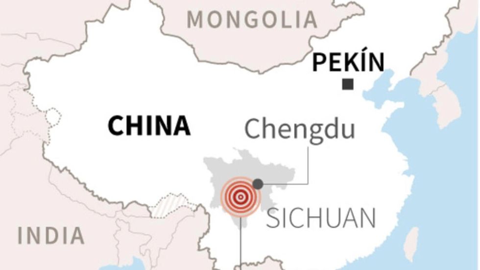 Al menos siete muertos en sismo en el suroeste de China