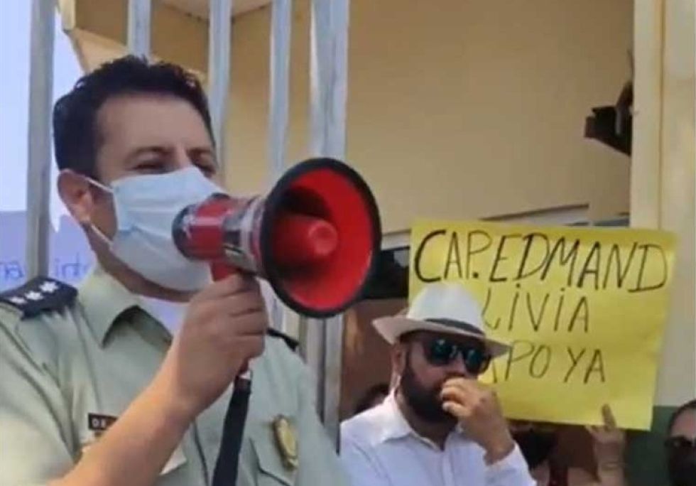 El capitán Edmand Lara se abstuvo a declarar ante la Fiscalía Policial 