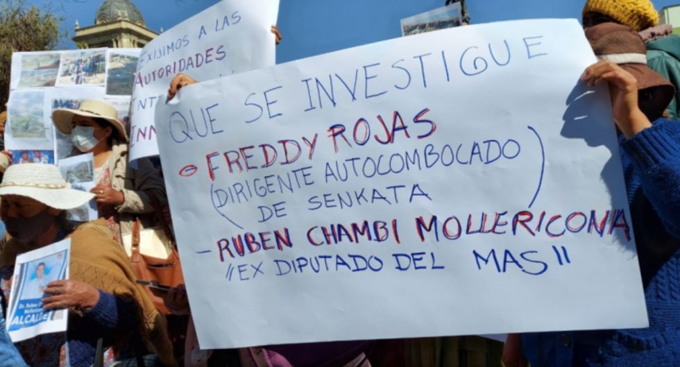 Vecinos de Achocalla denuncian a exdiputado del MAS por avasallamientos y loteamientos