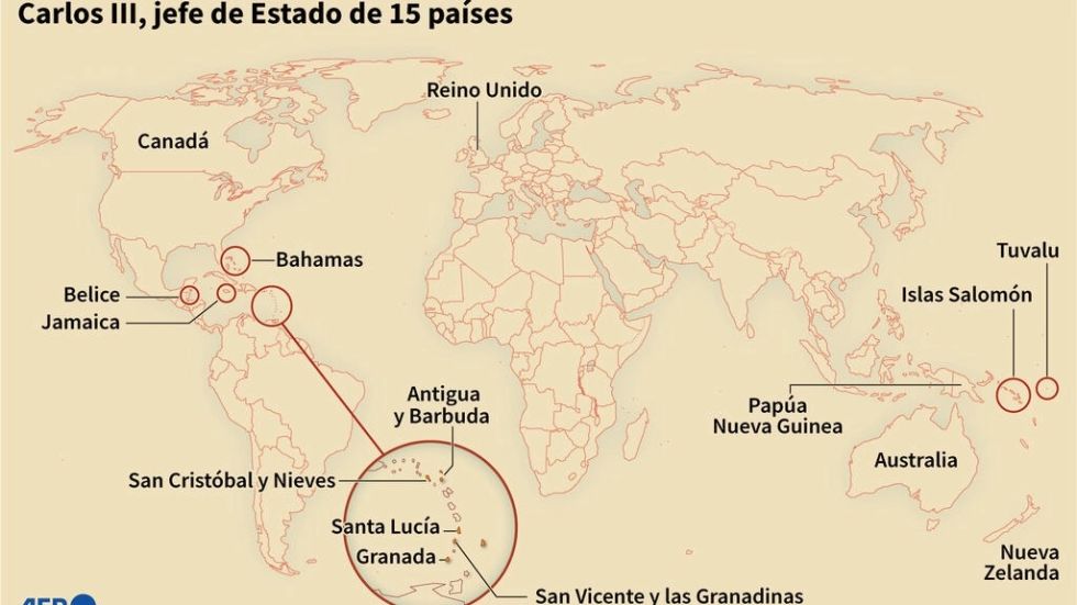 Carlos III, nombrado oficialmente rey de Australia y Nueva Zelanda
