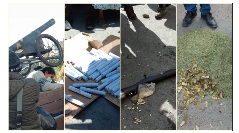 Piden imparcialidad e investigar armas y explosivos hallados en el mercado de Alanes