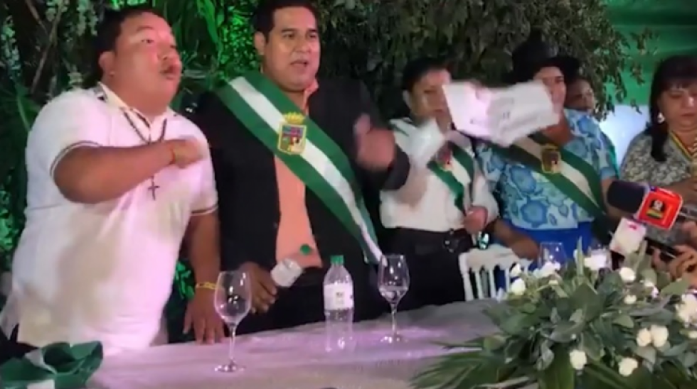 Sesión de Honor por la efeméride cruceña termina con insultos para asambleístas del MAS