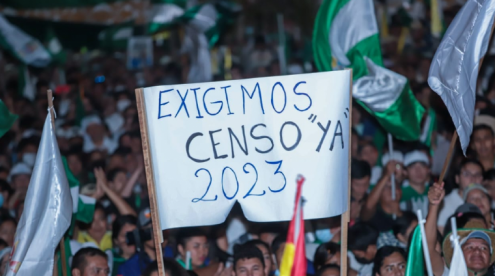 Creemos advierte que Santa Cruz doblegará al Gobierno para que el censo se realice el 2023