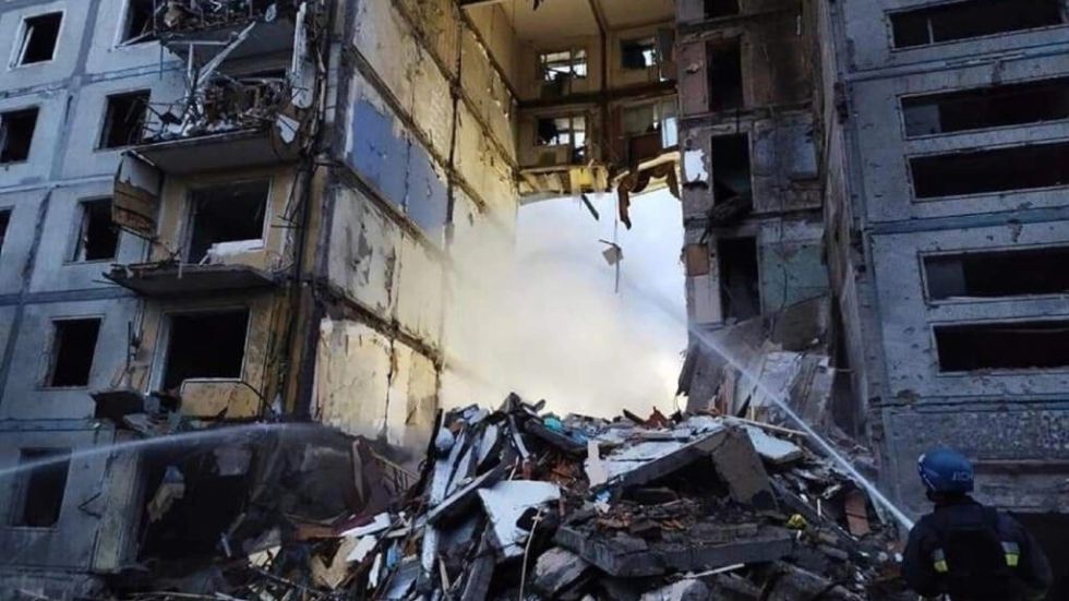 Bombardeos en ciudad ucraniana de Zaporiyia al día siguiente de explosión en puente de Crimea