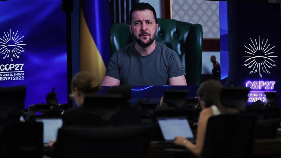 El presidente ucraniano insta a EEUU a "mantener una unidad inquebrantable" hasta la "restauración de la paz"