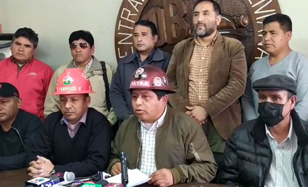 COB denuncia ‘separatismo’ en Santa Cruz y da 72 horas a sus promotores para abandonar Bolivia