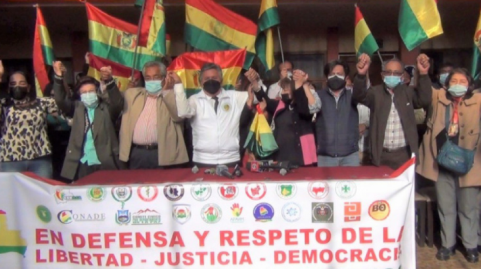 Familiares de los tres detenidos en marcha por la democracia denuncian acusación infundada