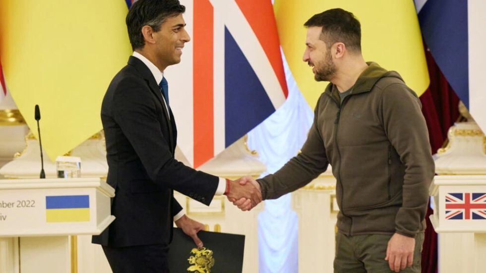 Primer ministro británico visita Kiev para reafirmar apoyo a Ucrania