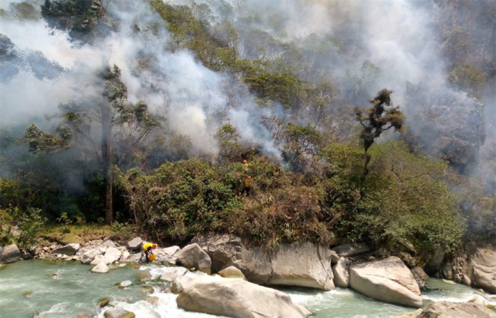 La Paz: Charazani se declara en situación de desastre por incendios y sequía