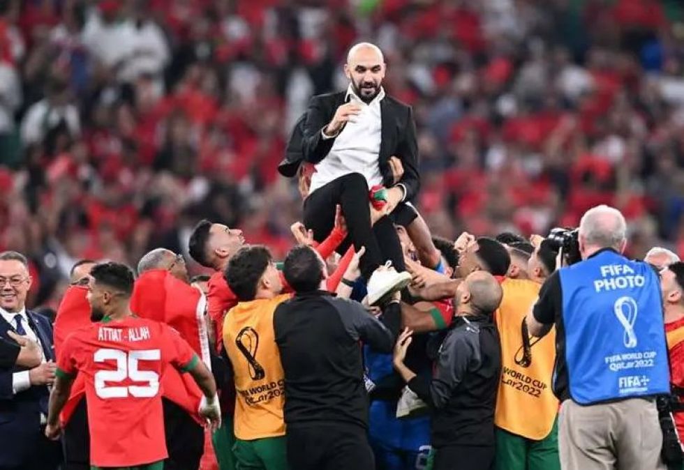 El entrenador de Marruecos llega invicto a la semifinal del Mundial