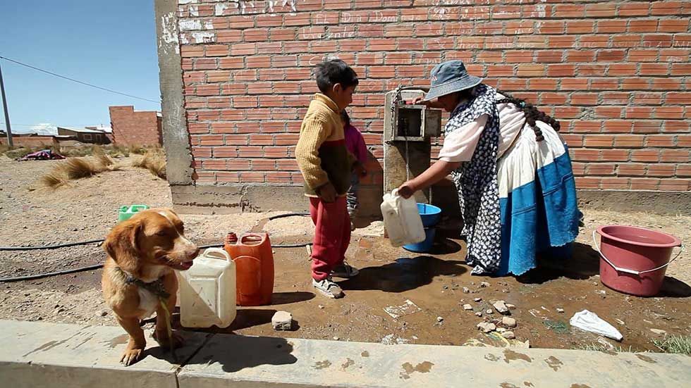 Los pobladores de Huari Huari piden agua potable a la alcaldía