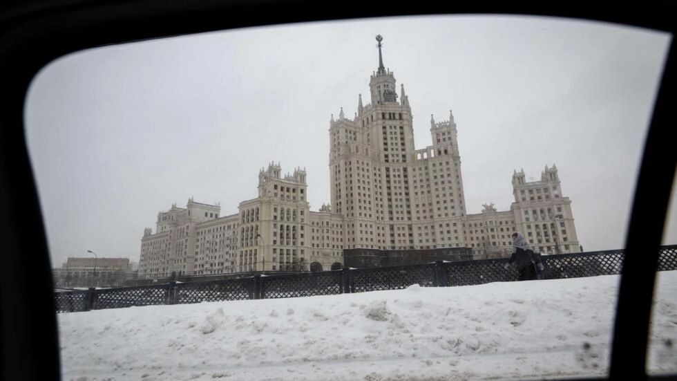 La capital rusa registra una caída de nieve récord