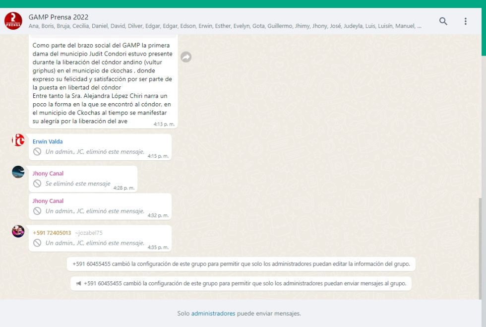Restringen cuenta de la Alcaldía luego de críticas a mensajes centrados en la esposa del alcalde