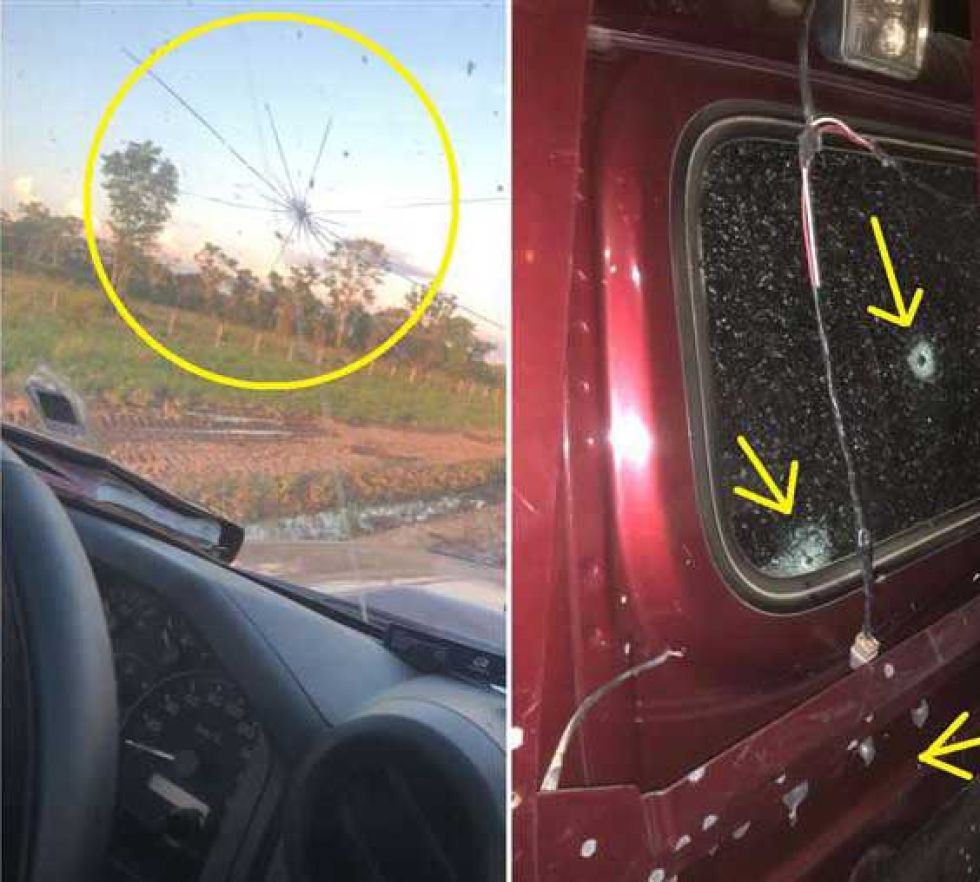 Avasalladores atacan a balazos al propietario del predio de "La Toja"