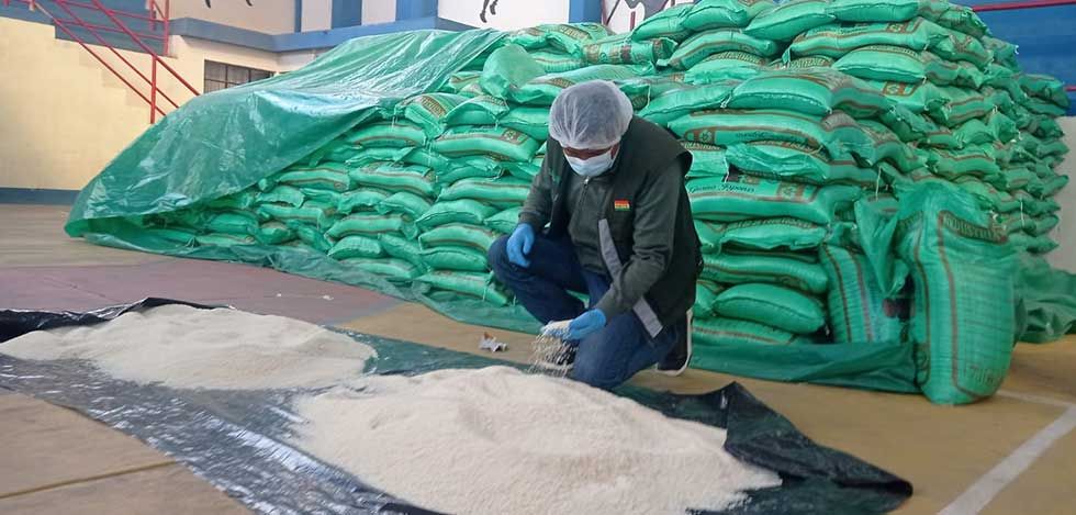 No hallan “bichos” en el arroz del desayuno escolar en Potosí